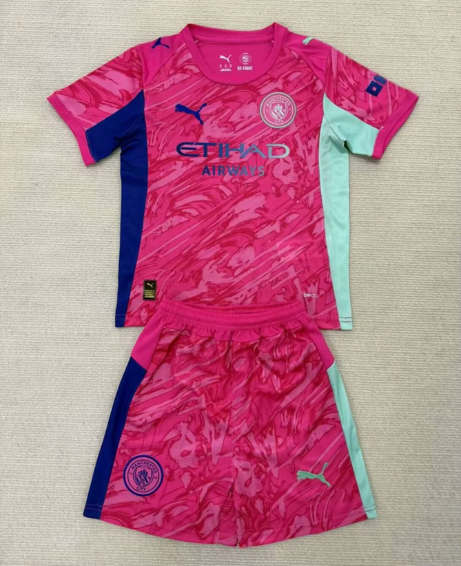 Manchester City Goalkeeper Kids Suit 25/26