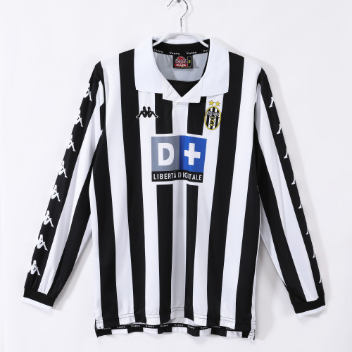 Juventus Home Retro Long Sleeve Jersey 1999/00