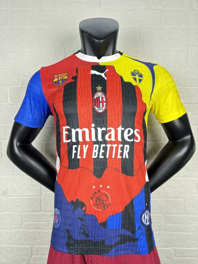 AC Milan Ibrahimović Man Player Jersey 25/26