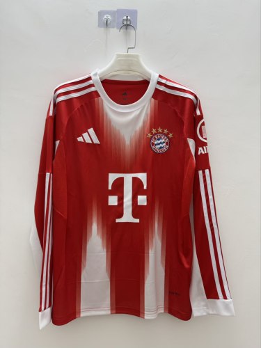 Bayern Munich Home Long Sleeve Man Jersey 25/26