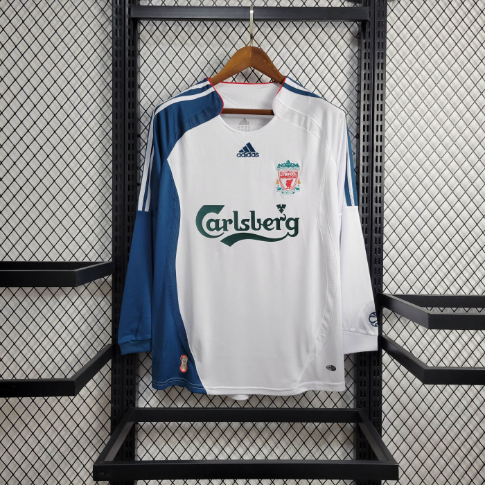 Liverpool Away Long Sleeve Retro Jersey 07/08