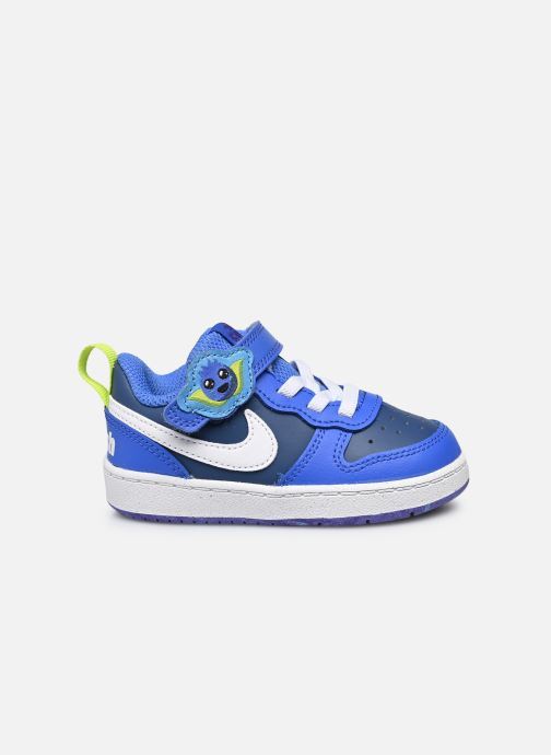 Air Force low-top Court Borough Low Children Leather Sneakers Velcro White Blue Yellow