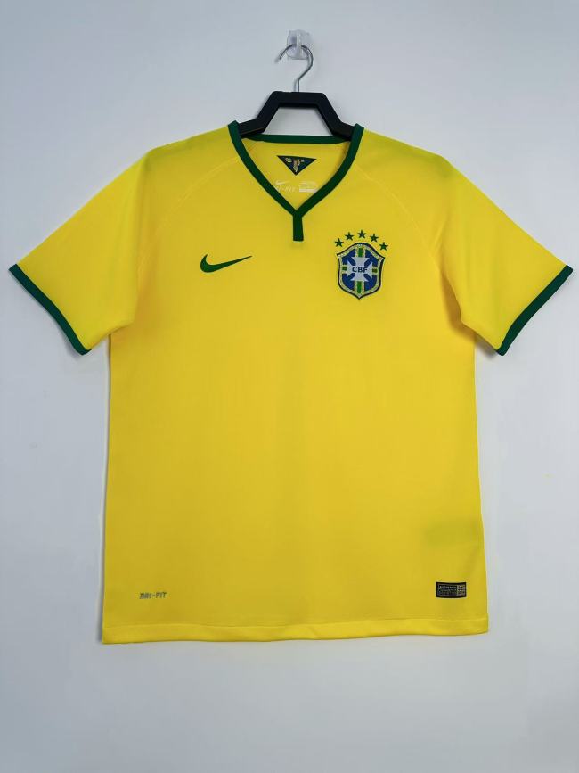 Brazil Home Retro Jersey 2014