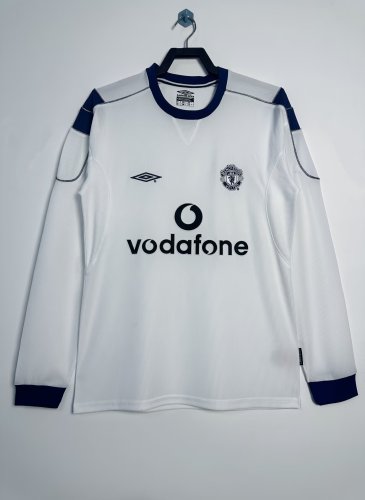 Manchester United Away Retro Long Sleeve Jersey 2000/01