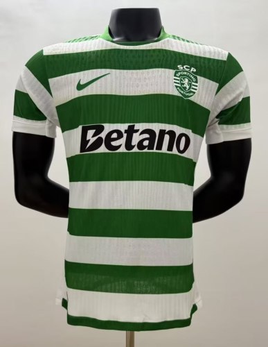 Sporting Lisbon Home Player Version Man Jersey 25/26