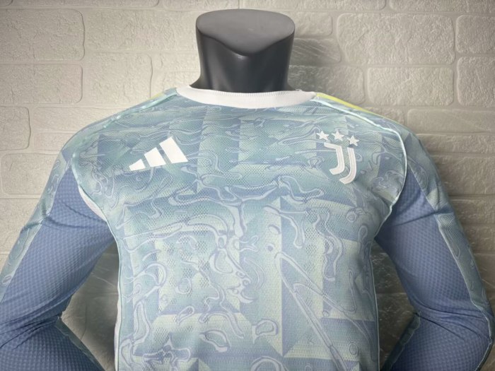 Juventus Away Player Long Sleeve  Jersey 25/26