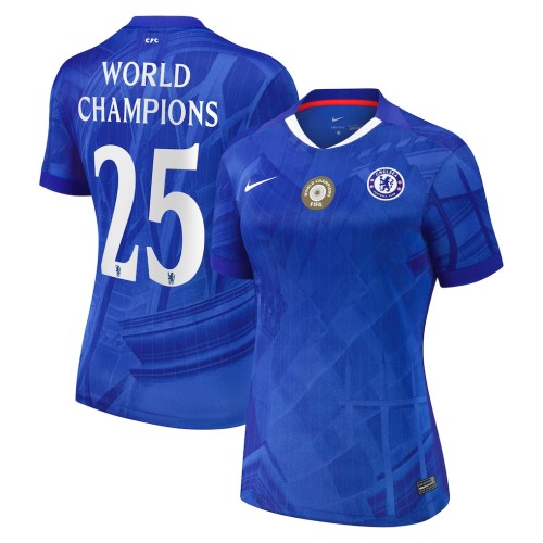 Chelsea Home World Champions 25 Women Jersey 25/26