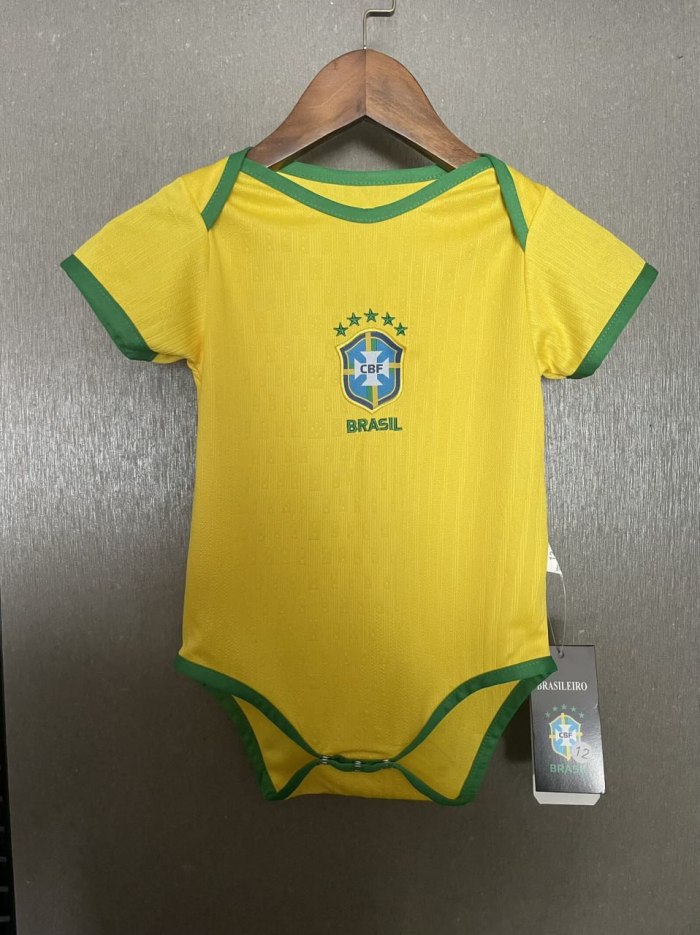 Brazil Women's Team 2025 Copa America Home Baby Jersey