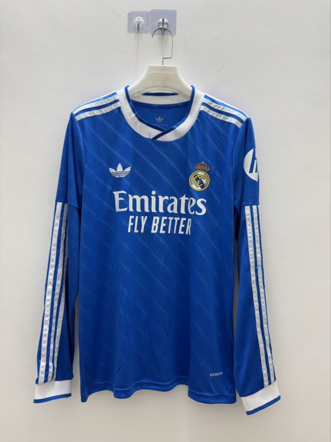 Real Madrid Third Men Long Sleeve Jersey 25/26