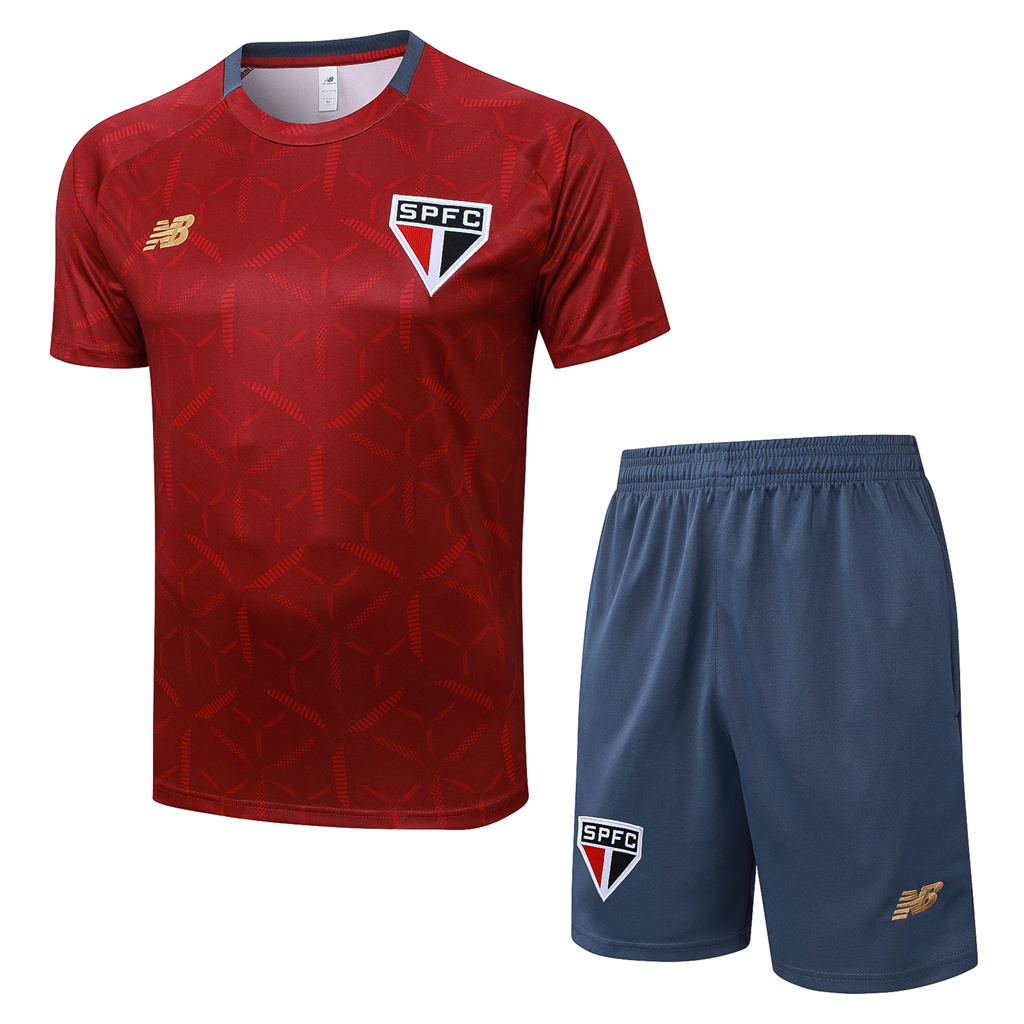 Sao paulo Training Short Sleeve Suit 25/26