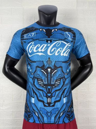 Napoli Blue Training Man Player Jersey 25/26