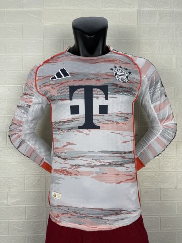 Bayern Munich Home Player Long Sleeve Jersey 25/26