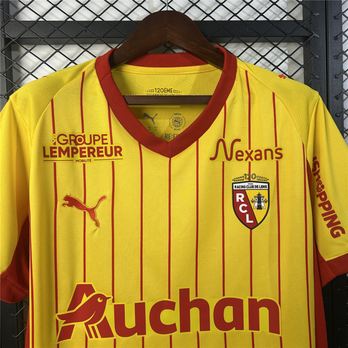 RC Lens Home Men Jersey 25/26