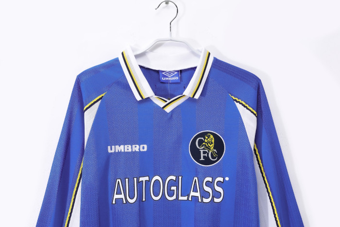 Chelsea Home Long Sleeve Retro Jersey 1997/99