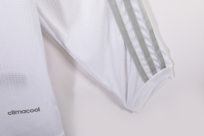 Real Madrid Home Retro Long Sleeve Jersey 2015/16