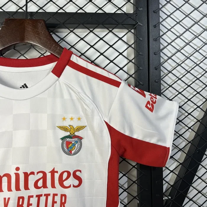 SL Benfica White Away Kids Suit 25/26