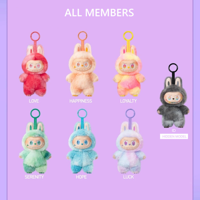 Labubu plush pendant Pop Mart blind box doll