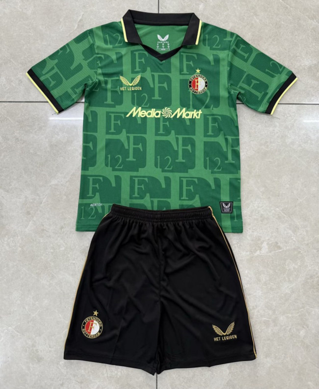 Feyenoord Rotterdam Fourth Kids Suit 25/26