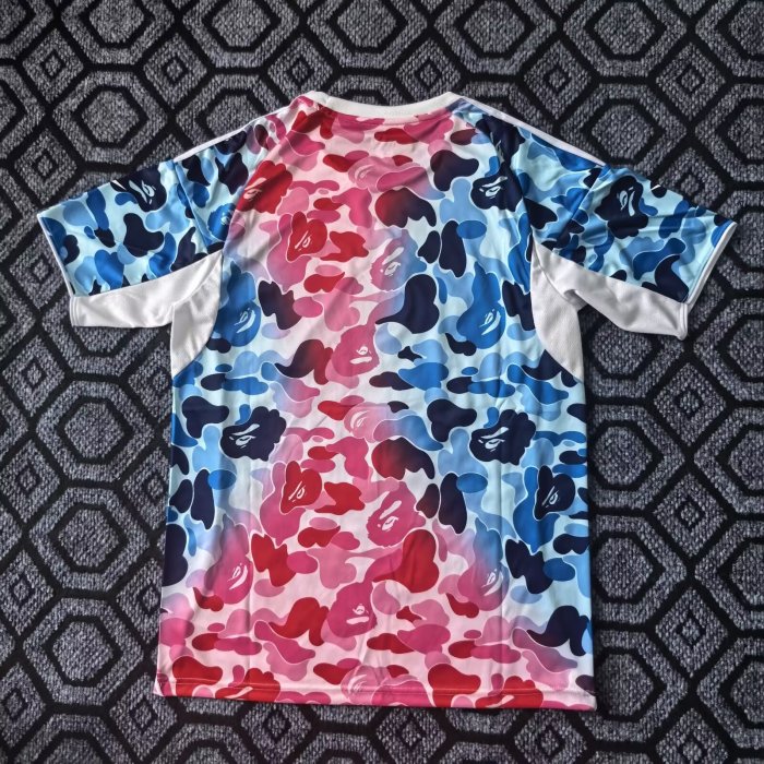 25/26 Football Jersey x BAPE - Blue ABC Camo