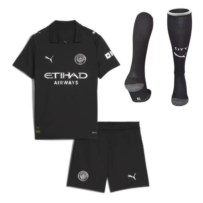 Manchester City Away Kids Suit & Socks 25/26