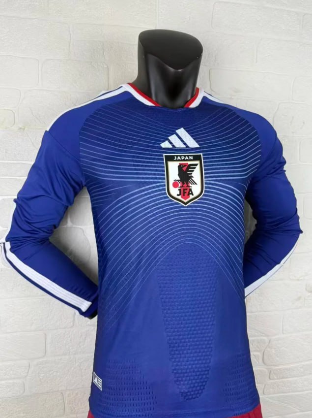 Japan 2026 World Cup Player Long Sleeve Home Men Jersey