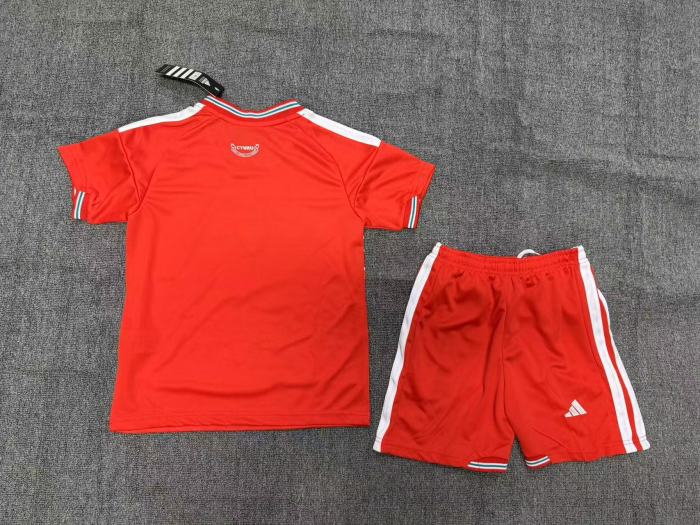 Wales 2026 World Cup Home Kids Suit