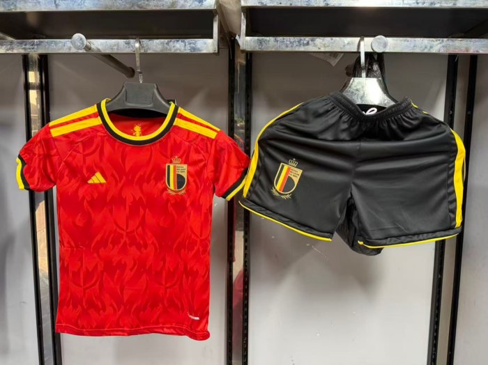 Belgium 2026 World Cup Home Kids Suit