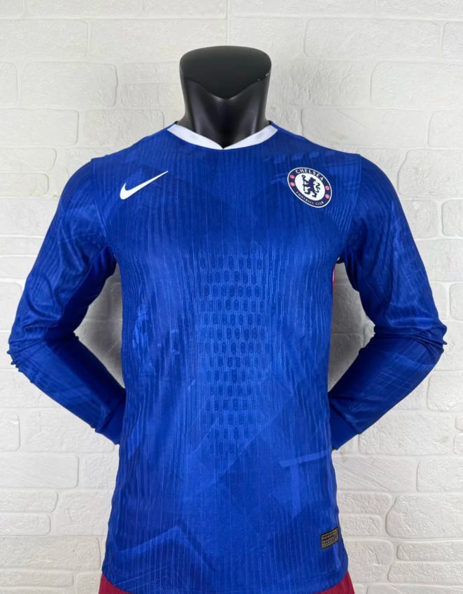 Chelsea Home Player Long Sleeve Jersey 25/26
