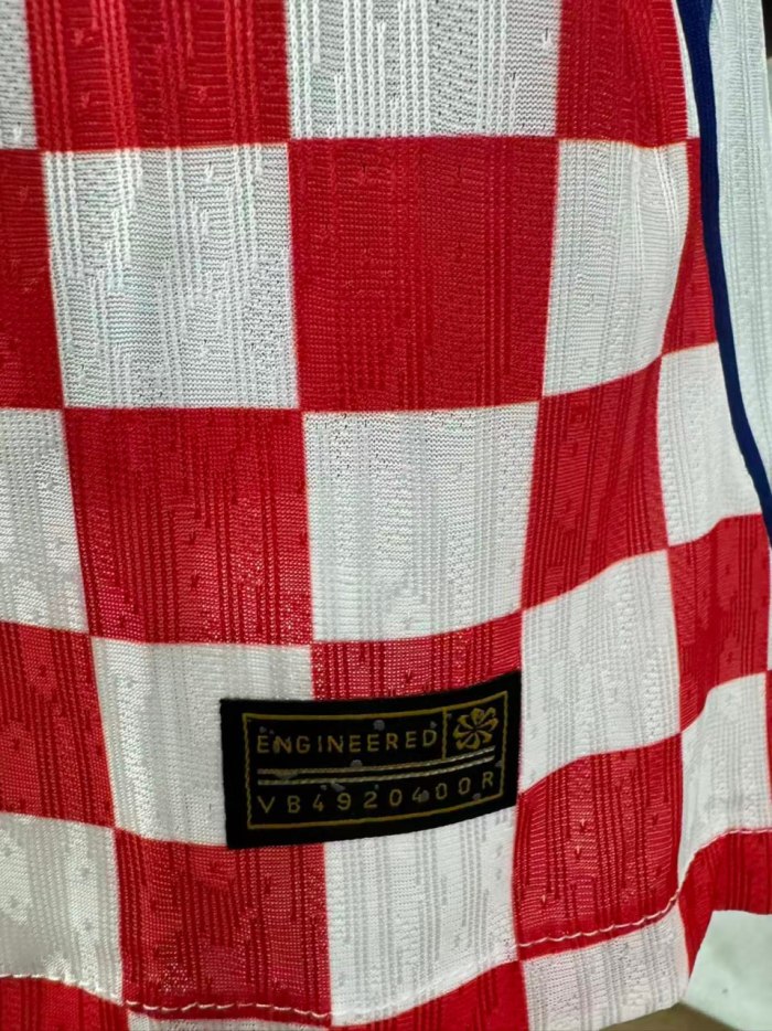 Croatia 2026 World Cup Home Player Men Jersey