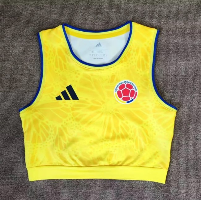 Colombia 2026 World Cup Home Women Vest Jersey