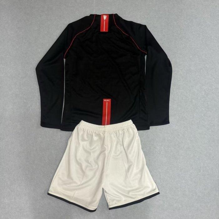 Manchester United Away Retro Long Sleeve Kids Suit 2007/08