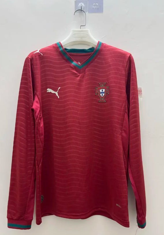 Portugal 2026 World Cup Home Long Sleeve Men Jersey