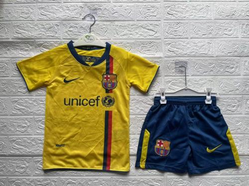 Barcelona Away Retro Kids Suit 2008/09