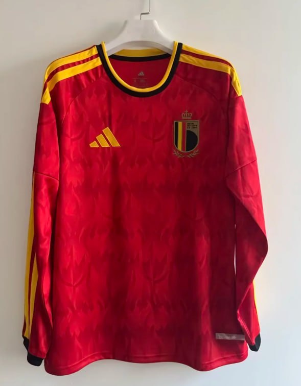 Belgium 2026 World Cup Home Long Sleeve Men Jersey