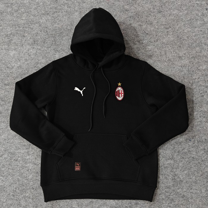 AC Milan Player fleece-lined Hoodie （Multiple colors）