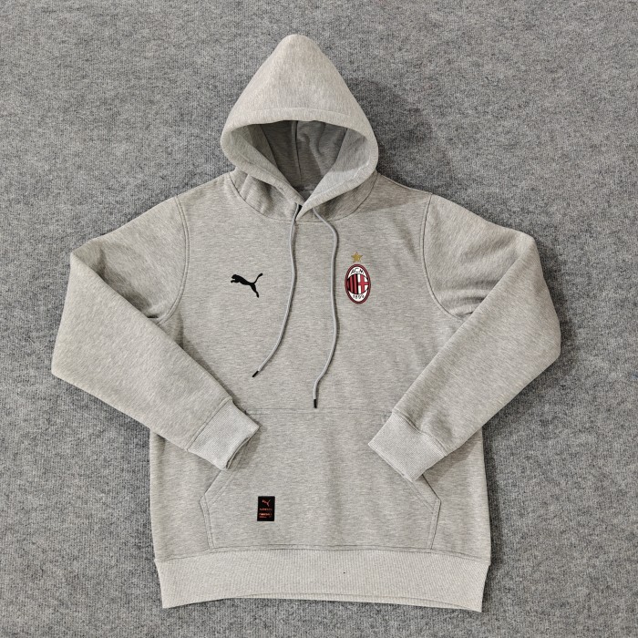 AC Milan Player fleece-lined Hoodie （Multiple colors）