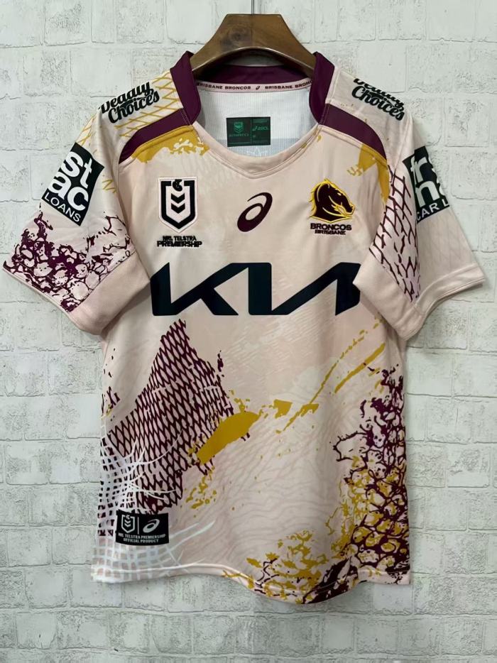 2025 Brisbane Broncos Indigenous Rugby Jersey
