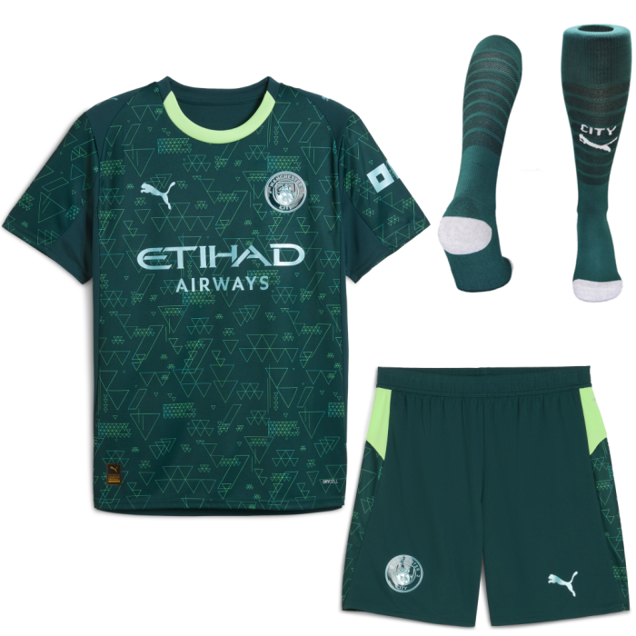 Manchester City EA SPORTS Fourth Kids Suit & Socks 25/26