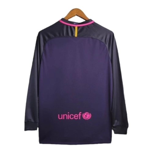 Barcelona Away Retro Long sleeve Jersey 2016/17