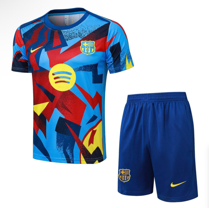 Barcelona Training Short Sleeve Suit 25/26