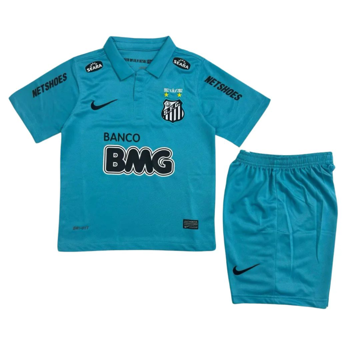 Santos FC Third Away Retro Short Sleeves Adult Suit 12/13