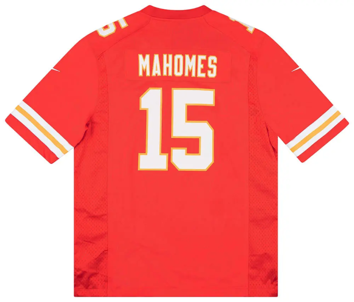 Kansas City Chiefs Mahomes NO.15 Home Jersey 2017-23