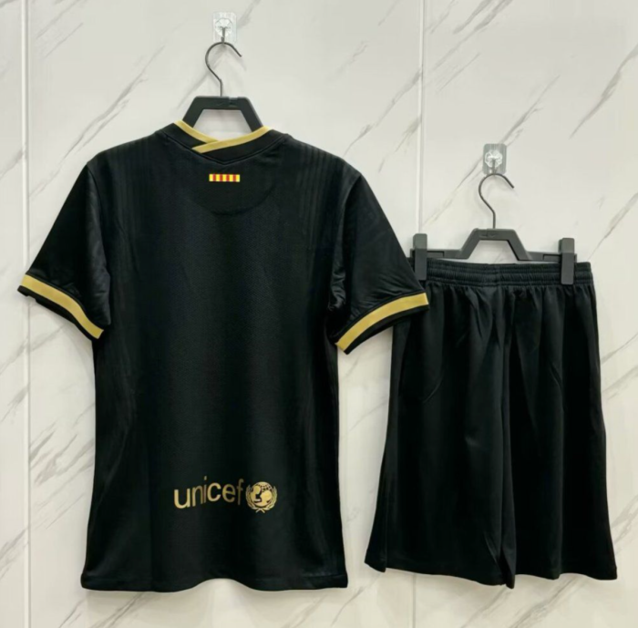 Barcelona Away Man Short Sleeves Adult Suit 20/21