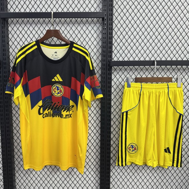 Club America Short Sleeve Home Adult Suit 25/26