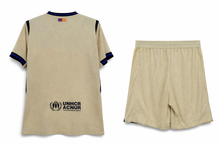 Barcelona Short Sleeve Away Adult Suit 25/26