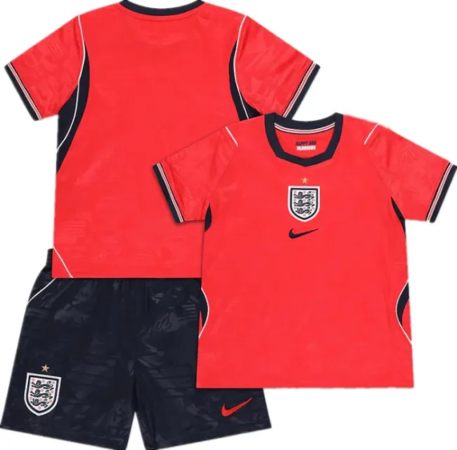 England 2026 World Cup Away Kids Suit (Only top and pants)