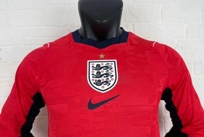 England 2026 World Cup Away Player Long Sleeve Man Jersey
