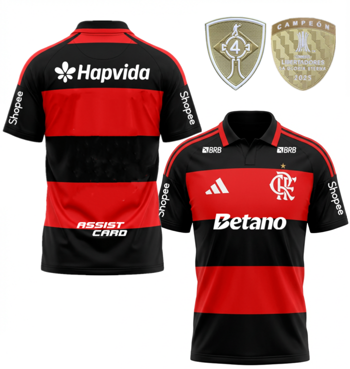 Flamengo Home Man Long Sleeve Player Jersey 26/27