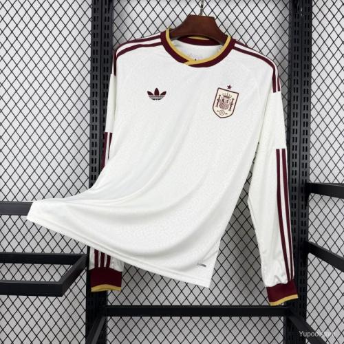 Spain 2026 World Cup Away Long Sleeve Man Jersey