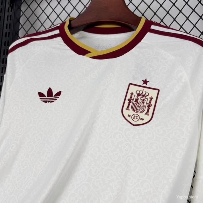 Spain 2026 World Cup Away Long Sleeve Man Jersey